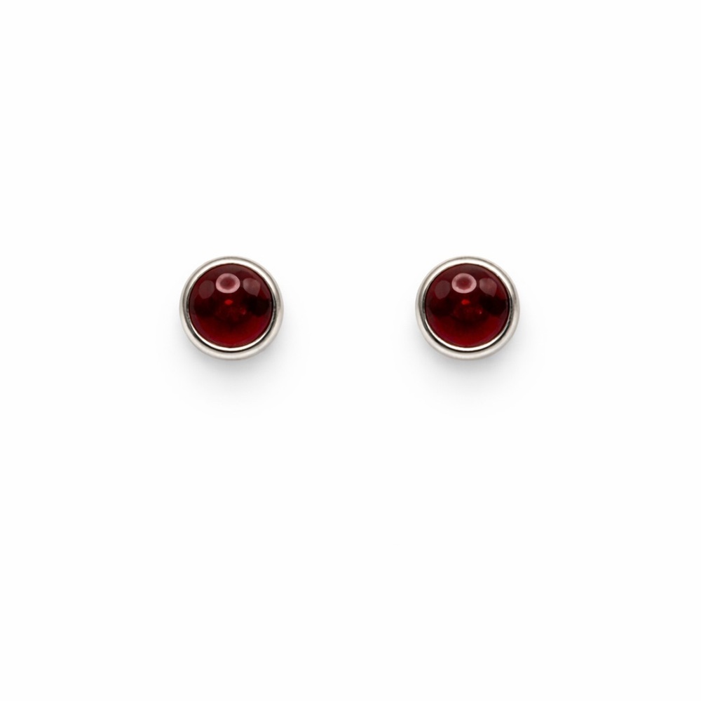 925 Amber Earrings